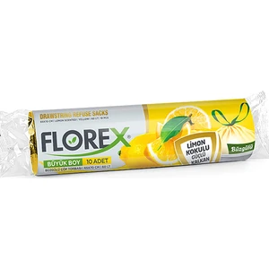 Büzgülü Çöp Torbası Limon Kokulu Büyük Boy