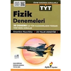 Aydın Yayınları TYT Fizik 30'lu Deneme Sınavı