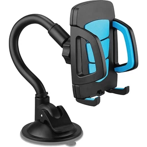 HY-XH20 Vantuz + Braketi 360 Derece Siyah/Mavi Telefon Tutucu