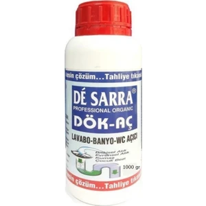 De Sarra Profesyonel Banyo Lavabo Tuvalet Gider Açıcı Sıvı 1 kg