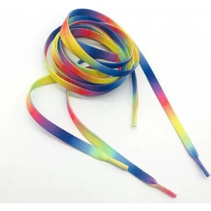 Gökkuşağı Renkli Spor Ayakkabı Bağcığı 120 cm