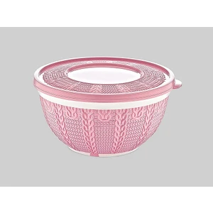 2 No Çift Renkli Örgü Kapaklı Kase E-268