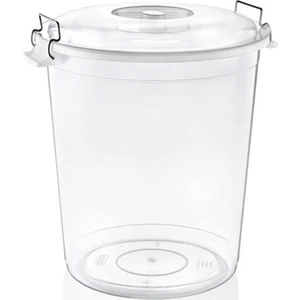 Battal Şeffaf Bakliyat Kovası 50 Lt E-582