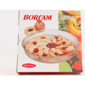 59014 Borcam Büyük Yuvarlak Tepsi
