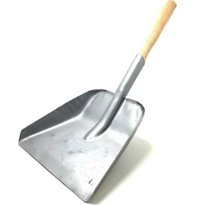 Ahşap Saplı Metal Geniş Kürek