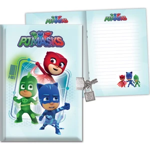 Keskin Color PJ Masks 14*20 104 Yp.Kilitli Hatıra Defter
