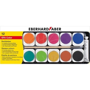 Eberhard Faber Sulu Boya Opak 12 Renk Plastik Kutu