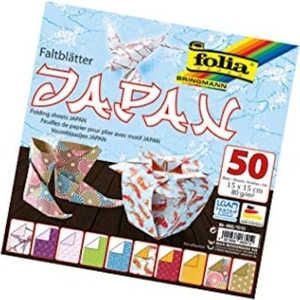 Origami Japon 80G. 15X15 Cm 50 Yaprak 10 Desen