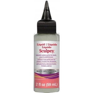 Polimer Kil Sıvı Gümüş 59Ml. Silver Liquid Sculpey Silver