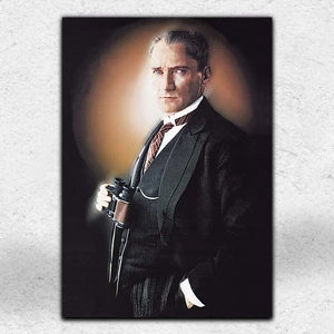 İyi Olsun Mustafa Kemal Atatürk Portresi Kanvas Tablo