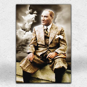 İyi Olsun Mustafa Kemal Atatürk  Dekoratif Kanvas Tablo