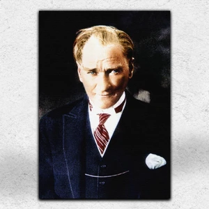 İyi Olsun Atatürk Portresi Dekoratif Kanvas Tablo