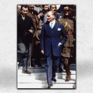 İyi Olsun Atatürk Portresi Kanvas Tablo