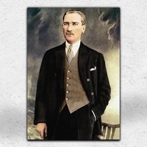 İyi Olsun Atatürk Portresi Kanvas Tablo