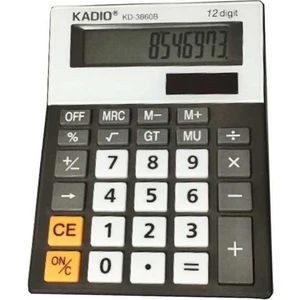 Kadıo Ofis Masaüstü Hesap Makinesi Kd-3860B