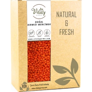 Vitaly Gurme Doğal Kırmızı Mercimek 500 gr
