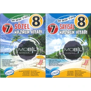 Mobil Yayıncılık 7'den 8'e Hazırlık Sayısal ve Sözel Set