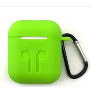 Tonmeister MAKT Apple Airpods Silikon Kılıf ve Kulaklık Askısı Yeşil