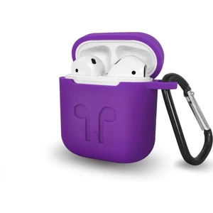 Tonmeister MAKT Apple Airpods Silikon Kılıf ve Kulaklık Askısı Mor