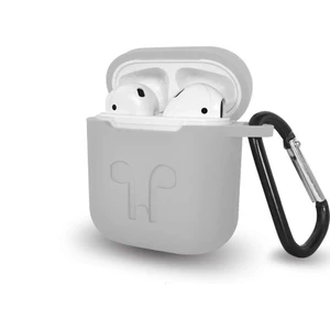 Tonmeister MAKT Apple Airpods Silikon Kılıf ve Kulaklık Askısı Gri