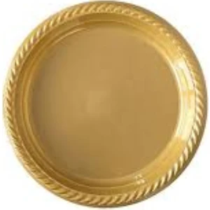 Tatlı Günler Plasti̇k Tabak Altin 25 li