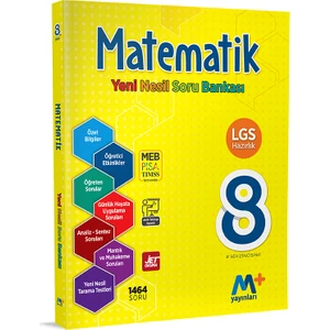 Martı Okul 8. Sınıf Matemati̇k Yeni̇ Nesi̇l Soru Bankası