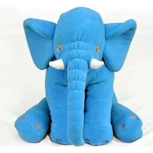 Büyük Uyku Arkadaşim Peluş Yumuşak Fi̇l Mavi̇  60 cm
