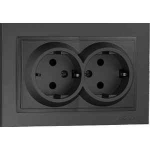 Despina Füme İkili Topraklı Priz