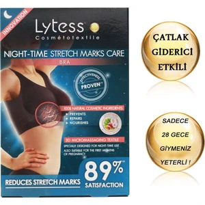 Night - Time Stretch Marks Care  -  Çatlak Bakım Etkili Sütyen Black (X - XL)