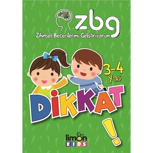 ZBG Zihinsel Becerilerimi Geliştiriyorum: Dikkat (3-4 Yaş)
