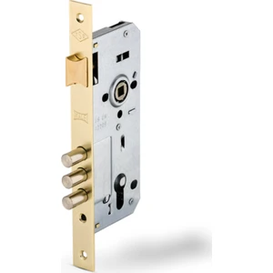 Kale Kilit 152 R 45 Mm Nikel 3 Milli Silindirli Gömme Daire Kilidi