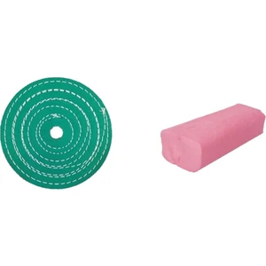 115 mm Dikişli Polisaj Keçesi ve Marpol Pembe Cila Takımı