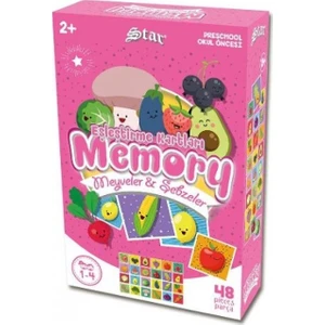 Memory Game Eşleştirme Kartları Meyveler Ve Sebzeler