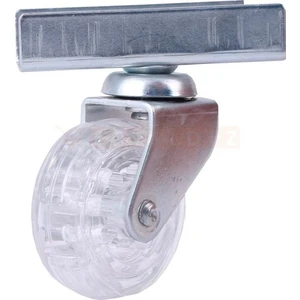 327 - 50X20'Lik Şeffaf Makaralı Uzun U Tablalı Teker