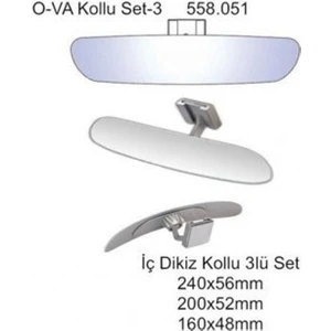 Ic Dikiz Aynası Ova 3 Lü Set