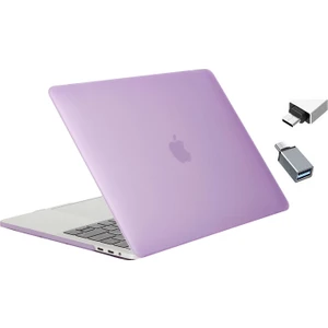 Macbook Pro Kılıfı 13 inç Mat (2016-2019 yılı Cihazı) A1706 A1708 A1989 A2159 ile Uyumlu