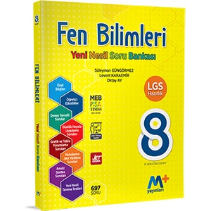 Martı Okul 8. Sınıf Fen Bi̇li̇mleri̇ Yeni̇ Nesi̇l Soru Bankası