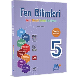 Martı Okul 5. Sınıf Fen Bi̇li̇mleri̇ Yeni̇ Nesi̇l Soru Bankası