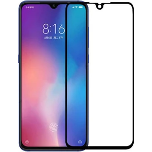 Xiaomi Mi 9 Explorer Tam Kaplayan Çerçeveli Tempered Ekran Koruyucu - Siyah