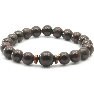 8 mm ve 10 mm Lal Granat Doğal Taş Kadın Bileklik