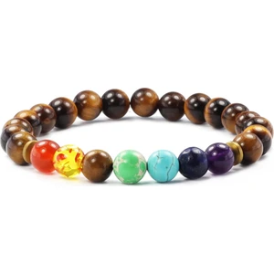 8 mm Kaplangözü Çakra Doğal Taş Unisex Bileklik