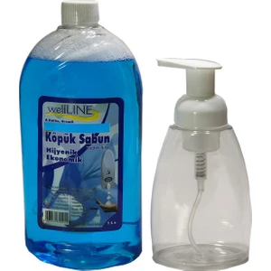 Köpük Sabun 1 Lt + 350 ml Yedek Şişe