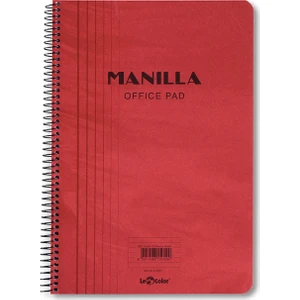 Le Color Manıla 17X24 Kar Kırmızı Defter ter180Sayfa