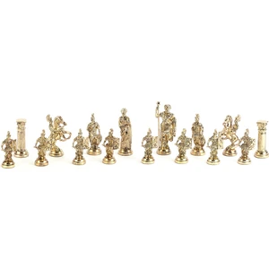 Gift Home Büyük Boy Metal Roma Satranç Taşı Parlak