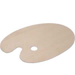 Ahşap Oval Palet 20 x 30 cm