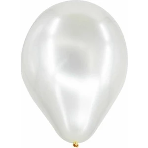 Balon 50'li Beyaz Metalik