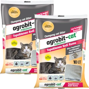 Cat Bebek Pudrası Kokulu Doğal Bentonit Kedi Kumu 2 x 10 lt