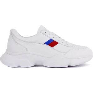 Sail Laker's Beyaz Deri Erkek Sneaker