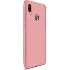 Huawei Honor 10 Lite Kılıf Double Dip 360 Protective Rose Gold