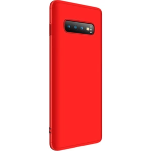 Samsung Galaxy S10 Plus Kılıf Double Dip 360 Protective Kırmızı
